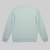 Rückansicht des hellgrauen SNØVIT Sweatshirts Arctic La Goone mit klassischem Schnitt.