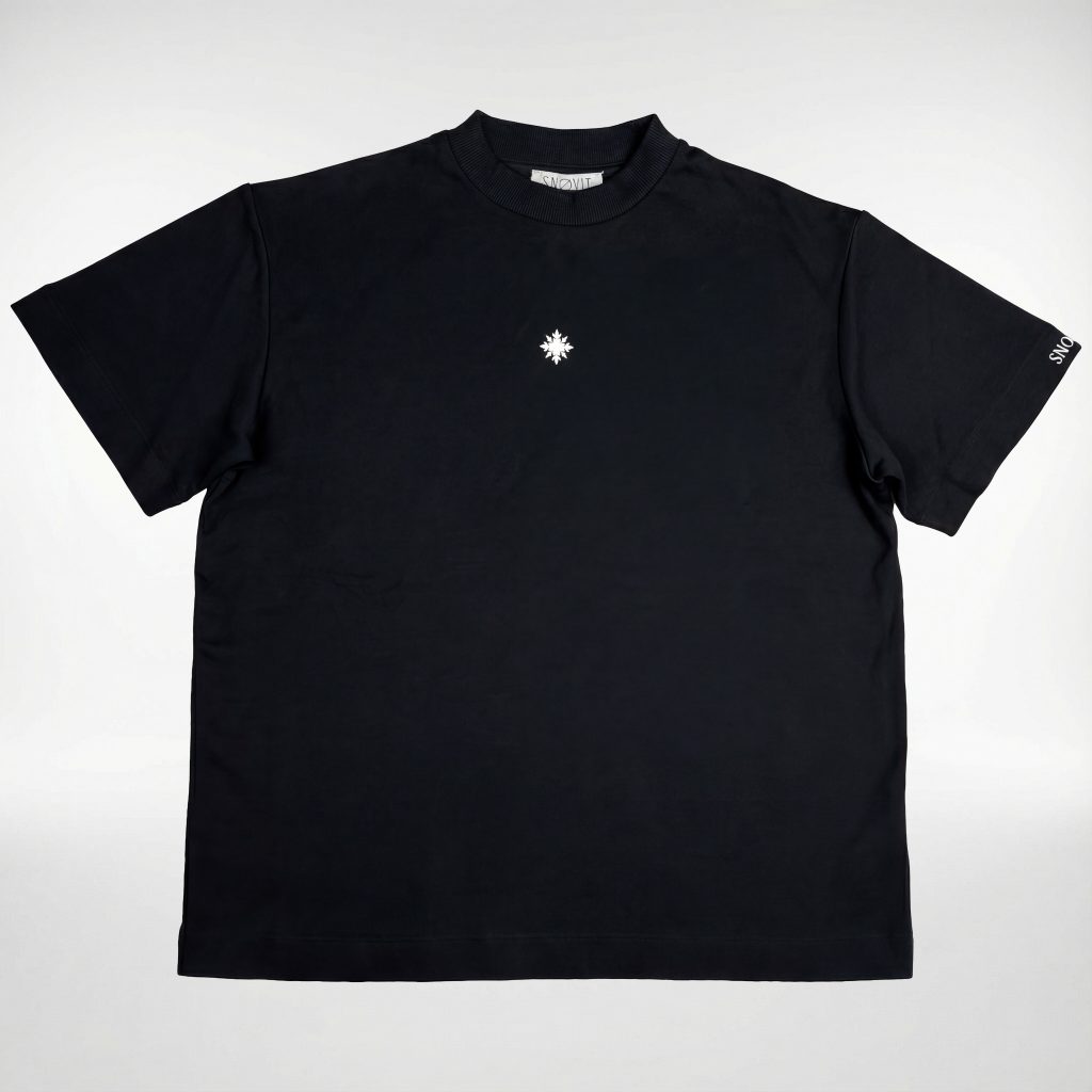 Produktfoto - Frontansicht des schwarzen SNOVIT Tshirt Eclipse.