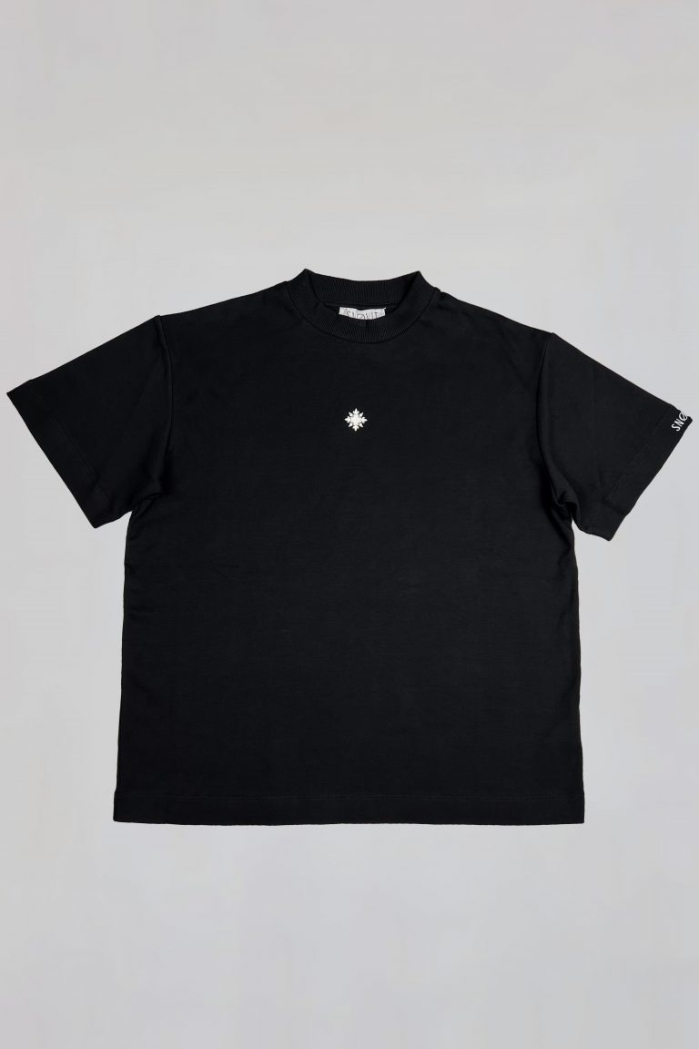 Produktfoto - Frontansicht des schwarzen SNOVIT Tshirt Eclipse.